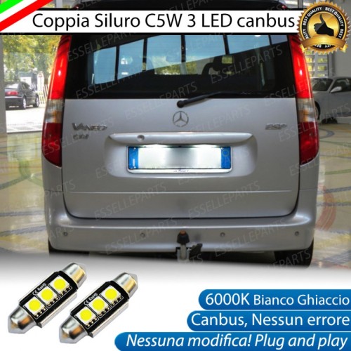 Luci targa 3 LED Canbus