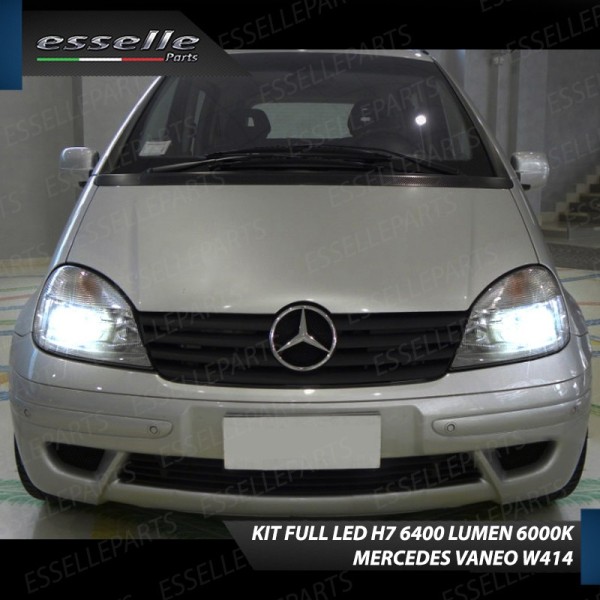 Conversione Fari Full LED per Mercedes Vaneo W414 6000K Bianco Ghiaccio Canbus