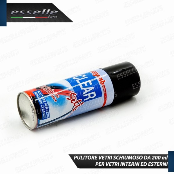 Detergente Pulitore Pulisci Vetri Cristalli Interni Esterni Auto 200 Ml Schiuma