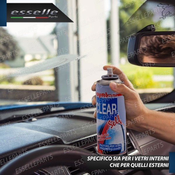 Detergente Pulitore Pulisci Vetri Cristalli Interni Esterni Auto 200 Ml Schiuma