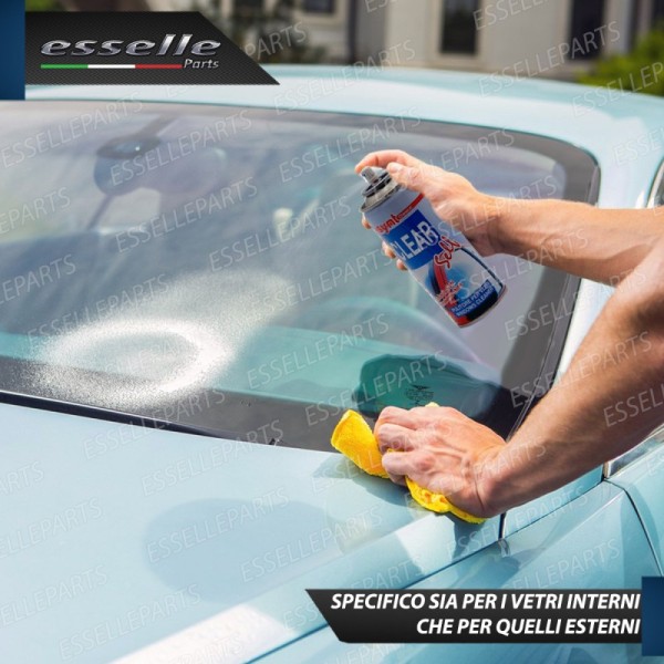 Detergente Pulitore Pulisci Vetri Cristalli Interni Esterni Auto 200 Ml Schiuma