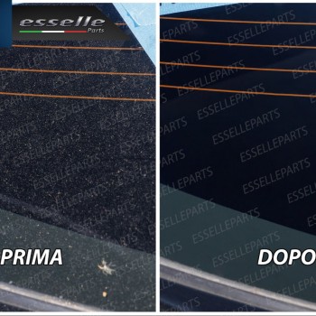 Detergente Pulitore Pulisci Vetri Interni Esterni Auto 200 Ml + Panno Microfibra