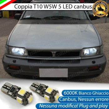 Luci posizione T10 W5W 5 LED Canbus Mitsubishi Space Runner Luci posizione T10 W5W 5 LED Canbus Mitsubishi Space Runner