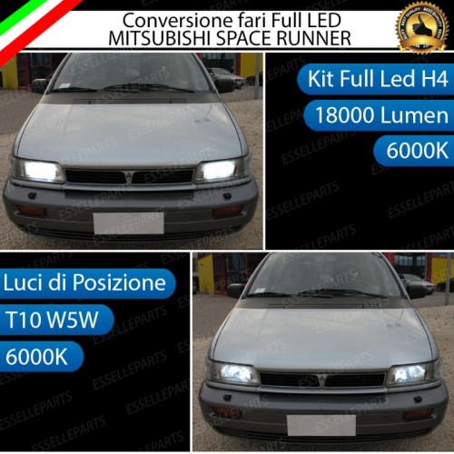 Lampade a LED H4 + T10 per Mitsubishi Space Runner 6000K