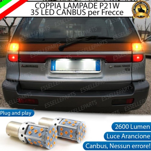 Coppia Frecce Posteriori P21W 35 LED Canbus Mitsubishi Space Runner