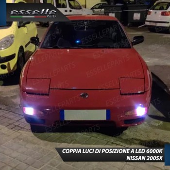 Luci posizione T10 W5W 5 LED Canbus Nissan 180SX 200SX 240SX