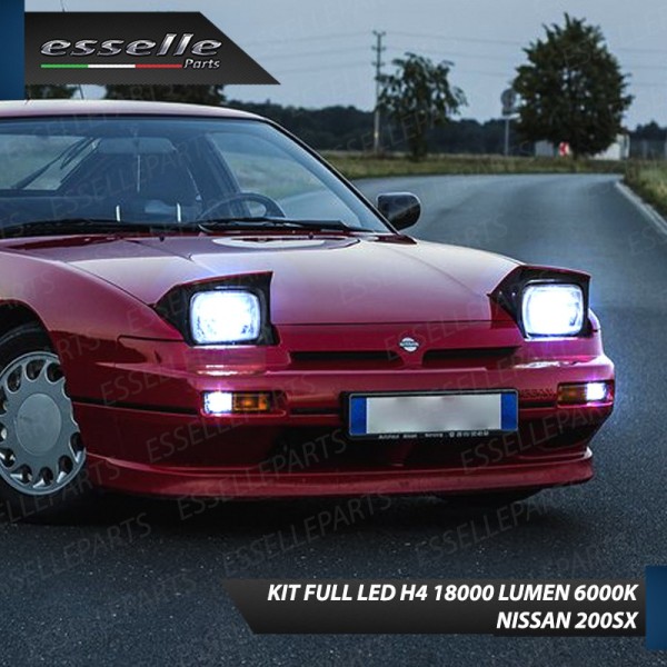 Kit Full LED H4 18000 LUMEN per Nissan 180SX 200SX 240SX