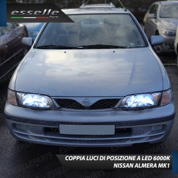 Lampade T10 W5W Canbus 10 LED no error luci posizione Nissan Almera I
