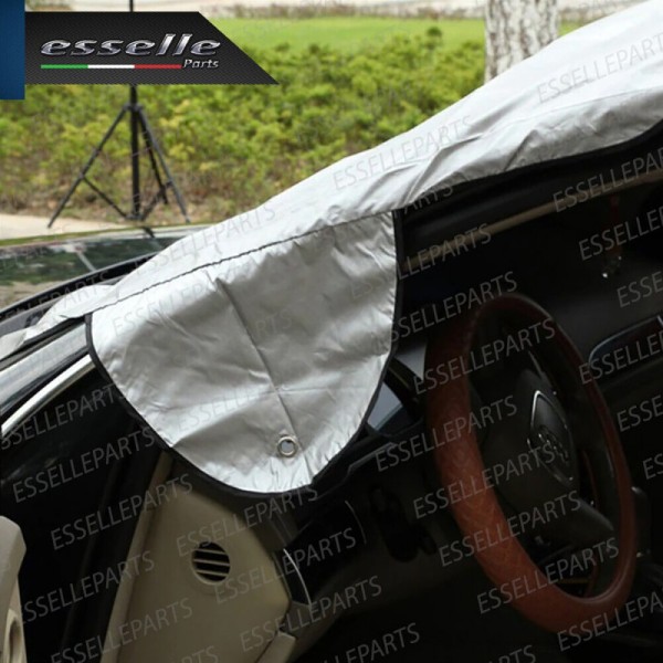 Deghiacciante Anti Ghiaccio Spray Vetri Serrature + Telo Antighiaccio Parabrezza