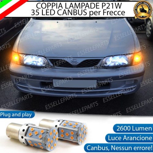 Coppia Frecce Anteriori P21W 35 LED Canbus Nissan Almera I
