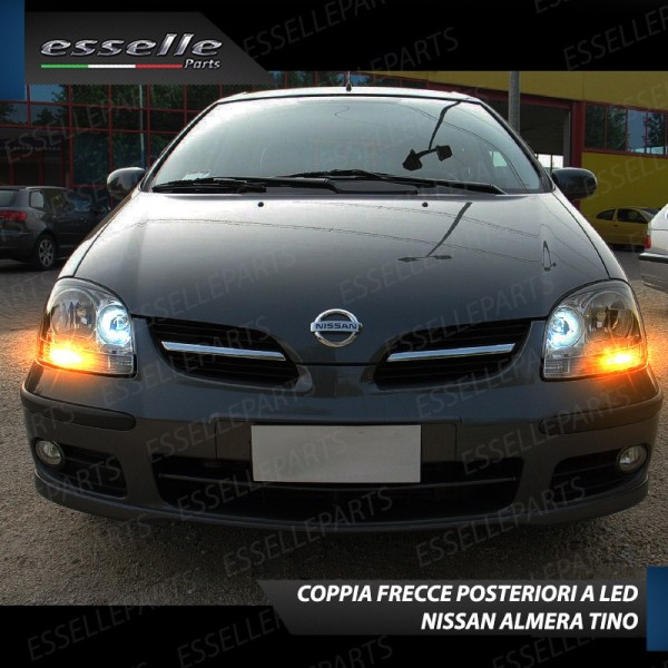 Coppia Frecce Anteriori P21W 35 LED Canbus Nissan Almera Tino