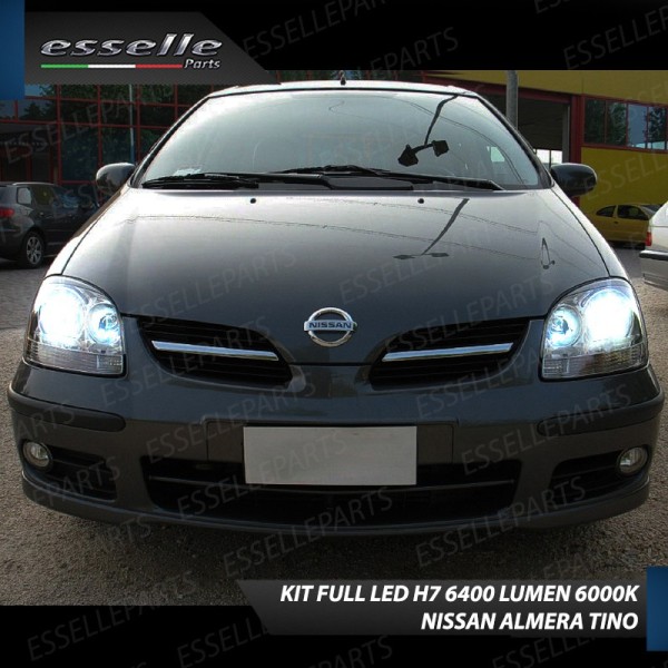 Conversione Fari Full LED 6000k canbus Nissan Almera Tino