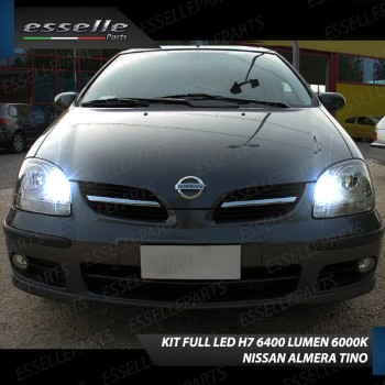Conversione Fari Full LED 6000k canbus Nissan Almera Tino