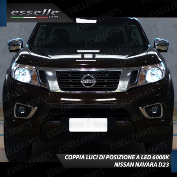 Luci posizione T10 W5W 5 LED Canbus per Nissan Navara D23