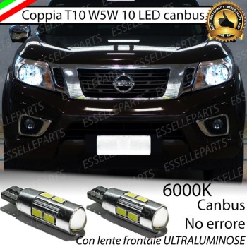 Luci Posizione 10 LED Per Nissan Navara D23 6000k Canbus