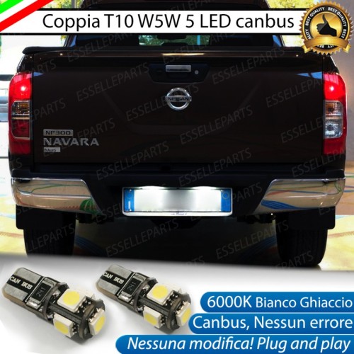 Luci targa 5 LED Canbus Nissan Navara D23
