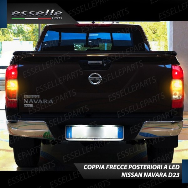 Coppia Frecce Posteriori PY21W 35 LED Canbus Nissan Navara D23