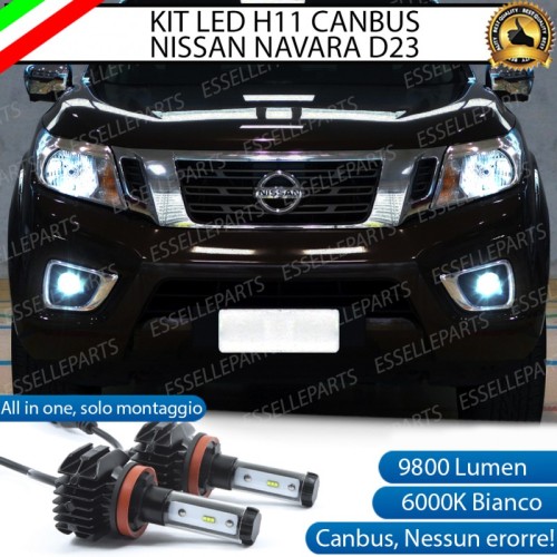 Kit Full LED Fendinebbia 9800 LUMEN per Nissan Navara D23