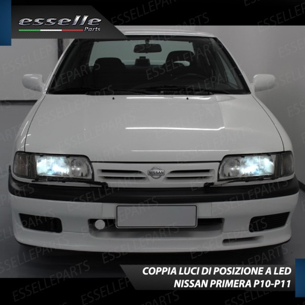 Luci Posizione 10 LED Per Nissan Primera MK1 6000k Canbus