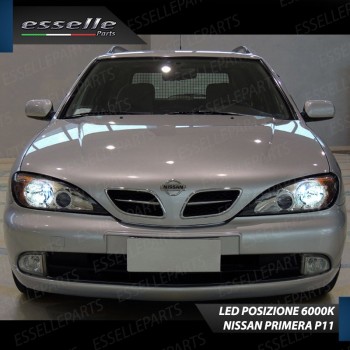 Luci Posizione 10 LED Per Nissan Primera MK2 6000k Canbus