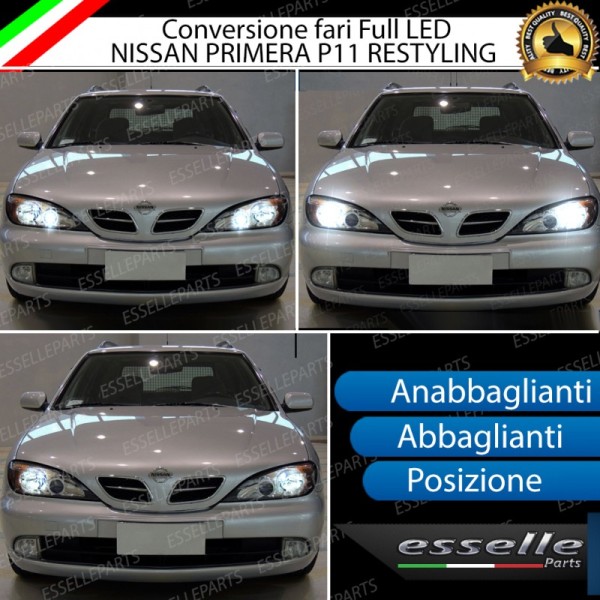 Conversione Fari Full LED Nissan Primera II