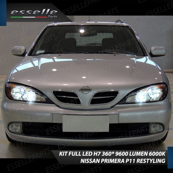 Conversione Fari Full LED per Nissan Primera MK2 6000K Bianco Ghiaccio Canbus