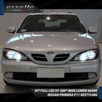 Conversione Fari Full LED per Nissan Primera MK2 6000K Bianco Ghiaccio Canbus