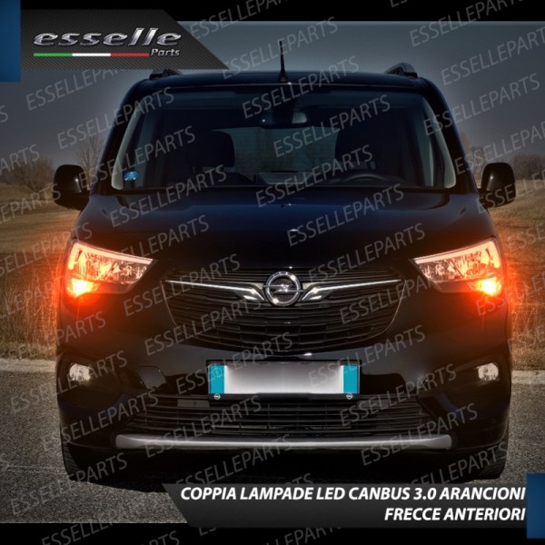 Coppia Frecce Anteriori PY21W 24 LED Canbus 3.0 per OPEL COMBO F