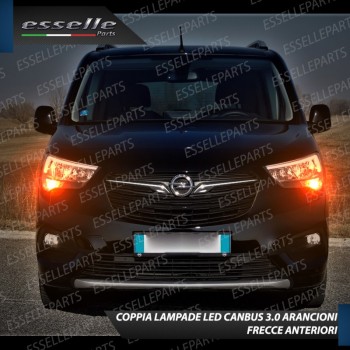 Coppia Frecce Anteriori PY21W 24 LED Canbus 3.0 per OPEL COMBO F