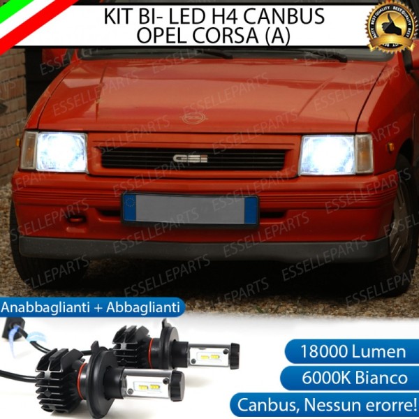 Kit Full LED H4 18000 LUMEN per Opel Corsa A