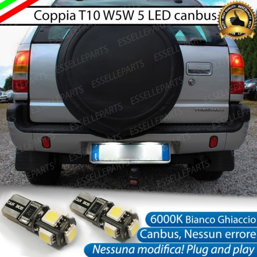 Luci targa 5 LED Canbus Opel Frontera