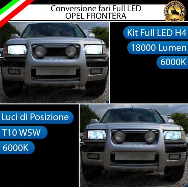 Conversione Fari Full LED 18000LM + 330LM