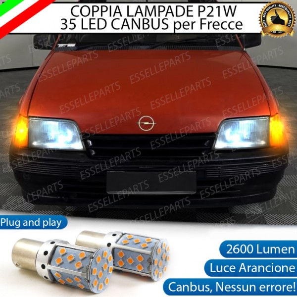 Coppia Frecce Anteriori P21W 35 LED Canbus Opel Kadett