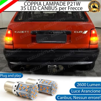 Coppia Frecce Posteriori P21W 35 LED Canbus Opel Kadett