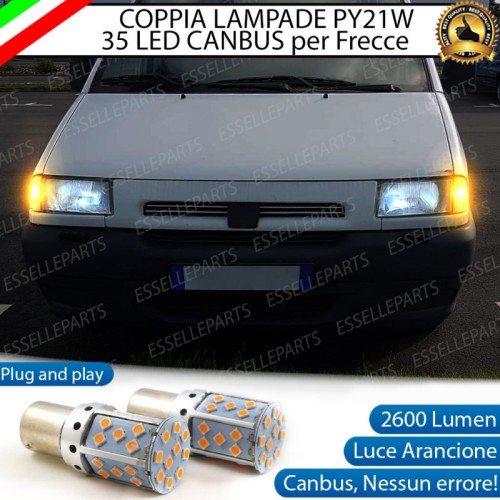 Coppia Frecce Anteriori PY21W 35 LED Canbus Citroen Jumpy I