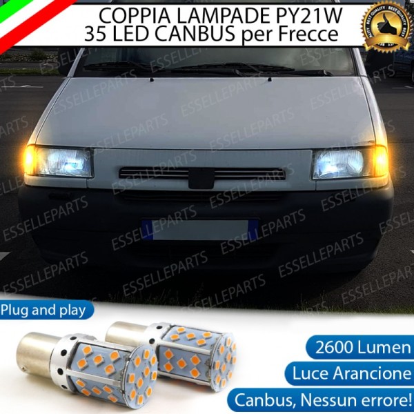 Coppia Frecce Anteriori PY21W 35 LED Canbus Citroen Jumpy I