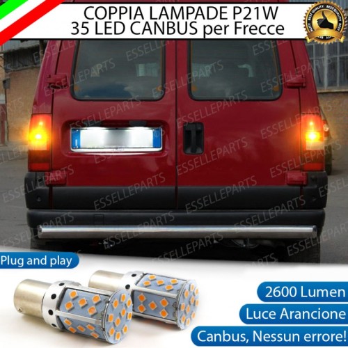 Coppia Frecce Posteriori P21W 35 LED Canbus Citroen Jumpy I