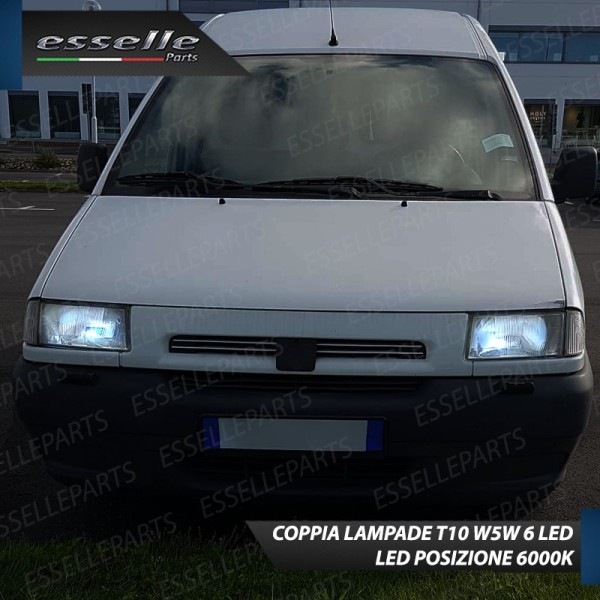 Lampade T10 W5W Canbus 6 LED no error luci posizione Peugeot Expert