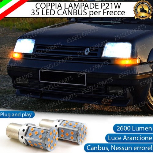 Coppia Frecce Anteriori P21W 35 LED Canbus Renault 5