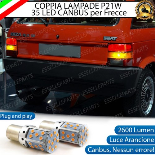 Coppia Frecce Posteriori P21W 35 LED Canbus Seat Ibiza I
