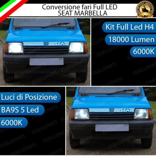 Conversione Fari Full LED 6000k canbus Seat Marbella