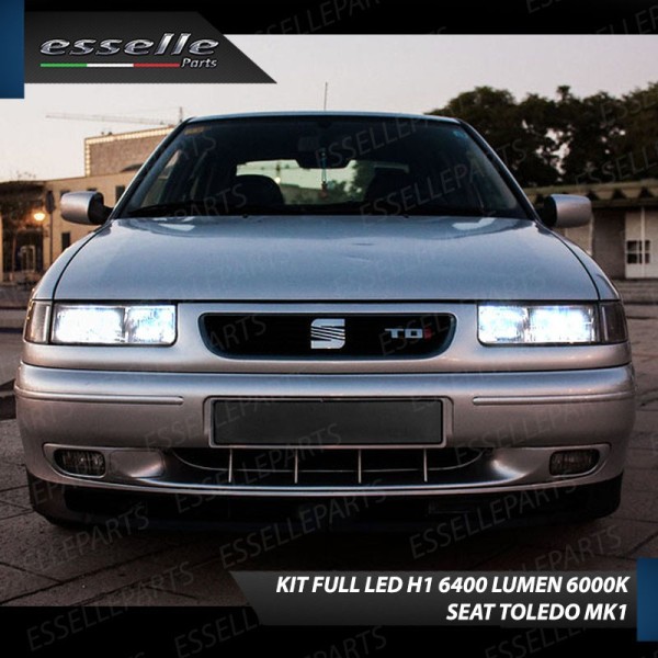 Conversione Fari Full LED per Seat Toledo 1 6000K Bianco Ghiaccio Canbus