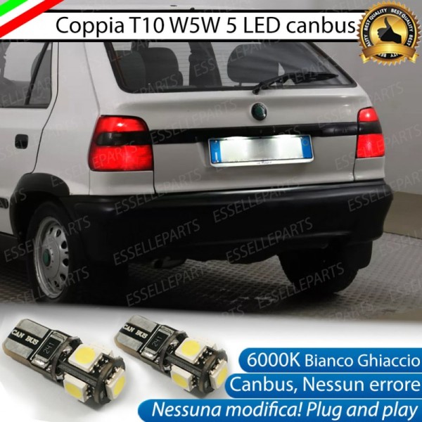 Luci targa 5 LED Canbus Skoda Felicia