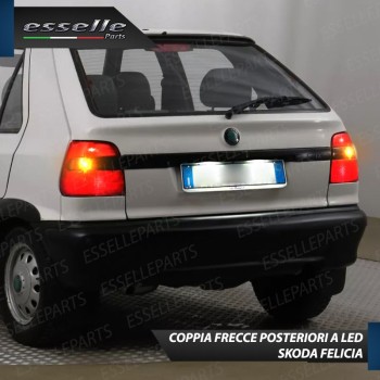 Coppia Frecce Posteriori P21W 35 LED Canbus Skoda Felicia