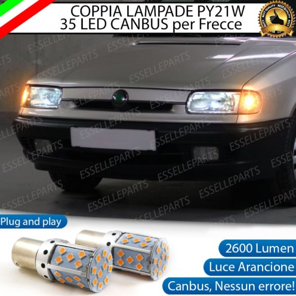 Coppia Frecce Anteriori PY21W 35 LED Canbus Skoda Felicia