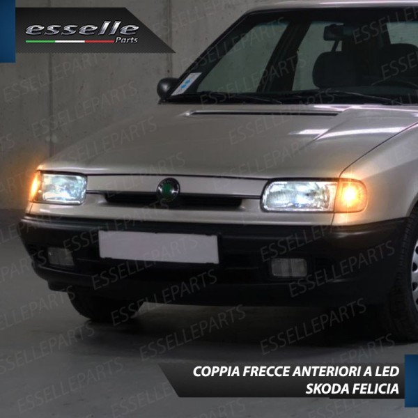 Coppia Frecce Anteriori PY21W 35 LED Canbus Skoda Felicia