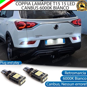 Luci Retromarcia 15 LED SSANGYONG KORANDO IV 1200 LUMEN