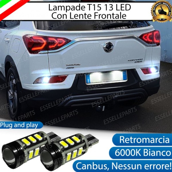 Luci Retromarcia T15 13 LED 6000K SSANGYONG KORANDO IV