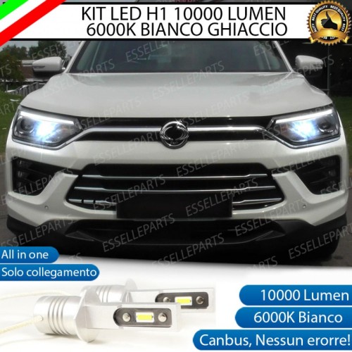 Kit Full LED Abbaglianti H1 10000 LUMEN SSANGYONG KORANDO IV