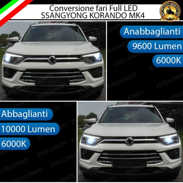 Conversione Fari Full LED SSANGYONG KORANDO IV